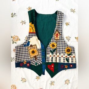 90s y2k plus size vintage vest. Size xl/2x